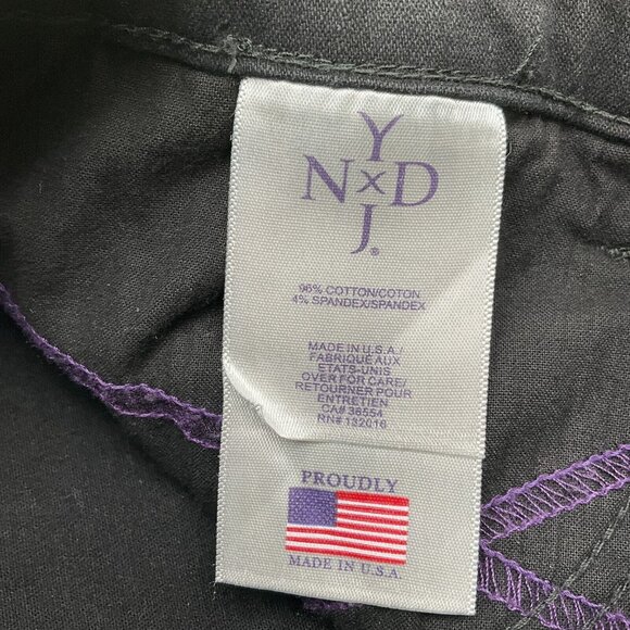 Not Your Daughters Jeans Women 12P 29Wx29L Black Bootcut Denim Stretch USA VTG - Picture 5 of 13